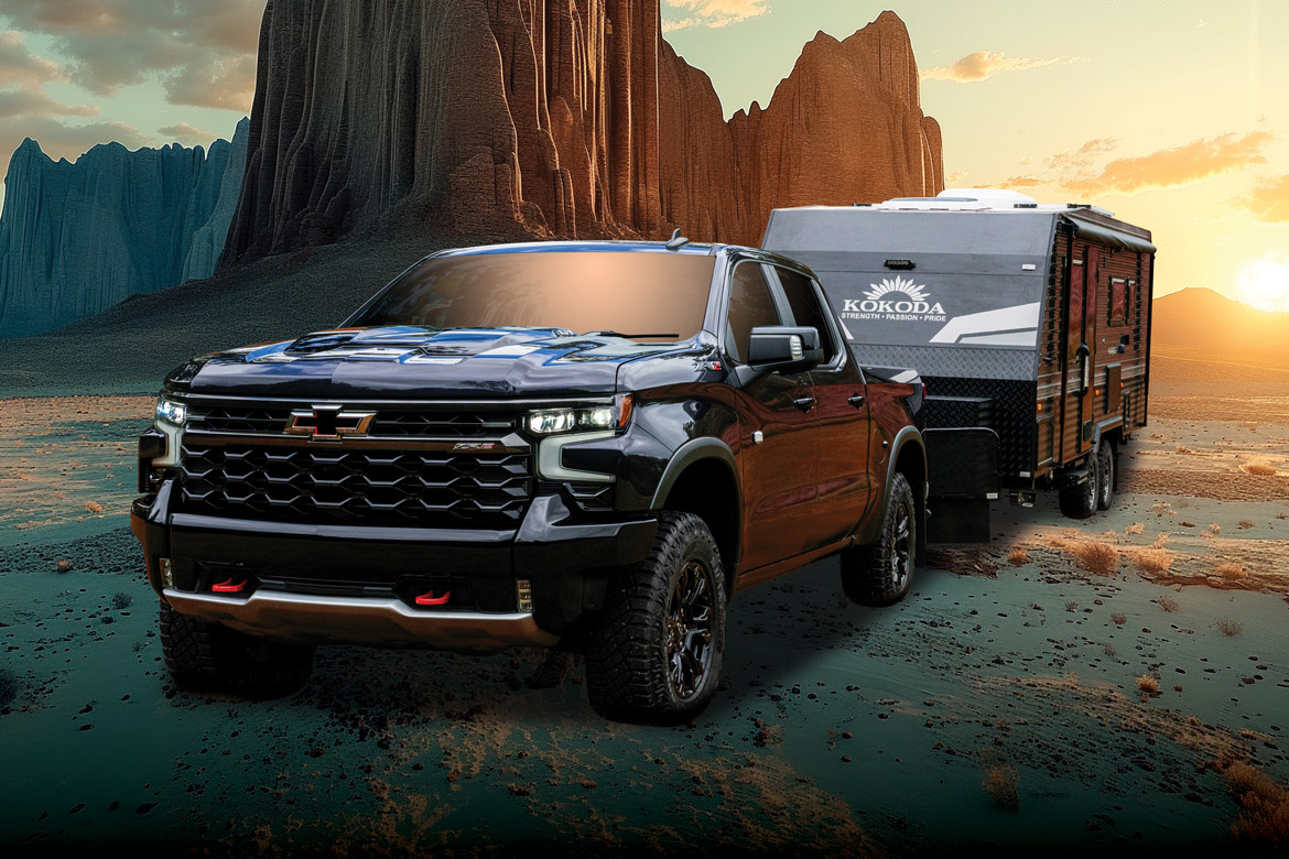 Chevy Silverado and Caravan