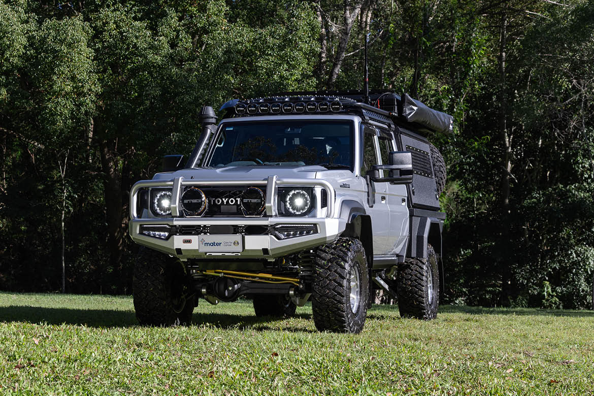 Custom Toyota Military GXL (LandCruiser 79 Series) with $175,000 in custom modifications