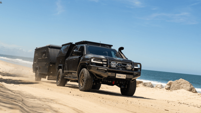 Modified Land Cruiser VX and Caravan