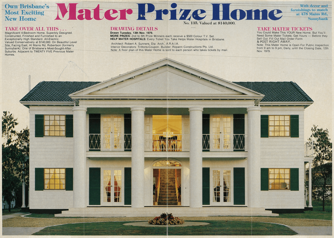 Mater Prize Home No. 135 (Sunnybank, 1979)