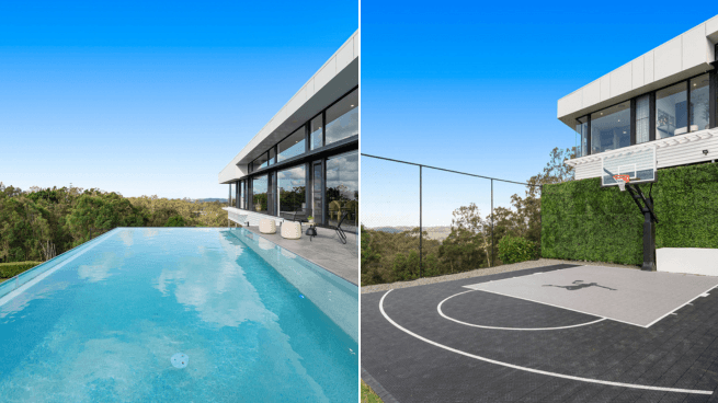 Pool and Basketball Half Court