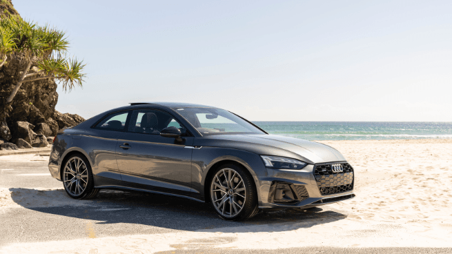 Audi by the beach