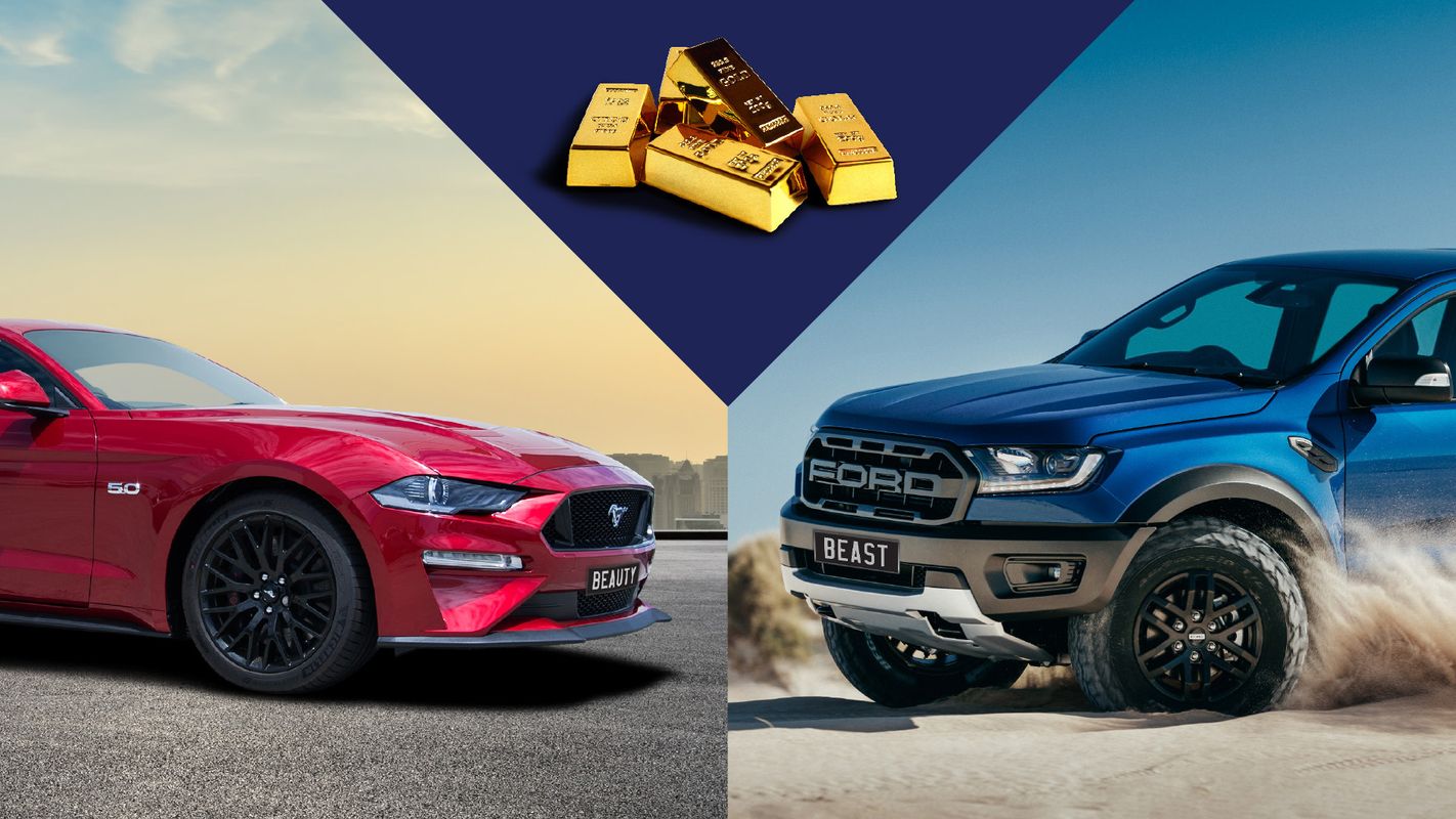 WIN both the Ford Mustang and Ford Ranger Raptor PLUS $40,000 in gold bullion