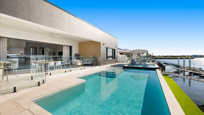 Mater Prize Home Lottery No. 323 Outdoor and Pool
