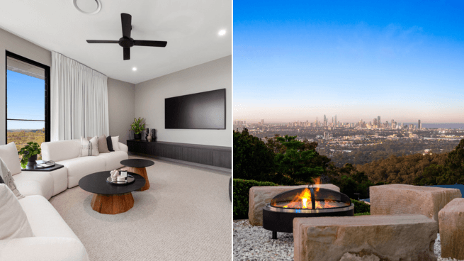 Media Room and Fire Pit