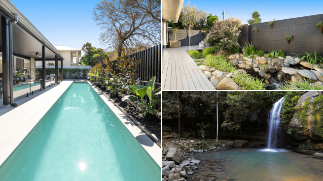 Pool, Pond and Waterfall