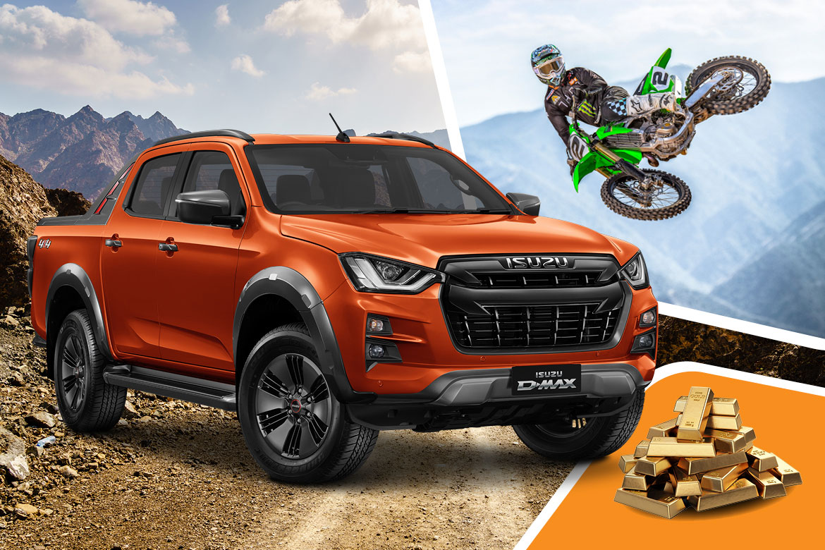 Isuzu D-Max and Dirt Bikes