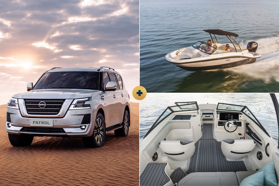 WIN a Nissan Patrol plus Sea Ray Boat